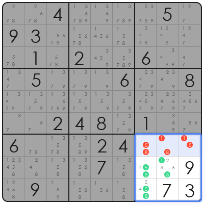 technique to solve sudoku